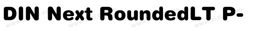 DIN Next RoundedLT P字体转换